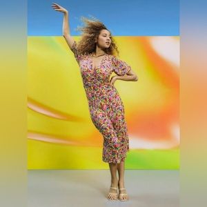 RIXO for Target Floral Puff Sleeve Dress